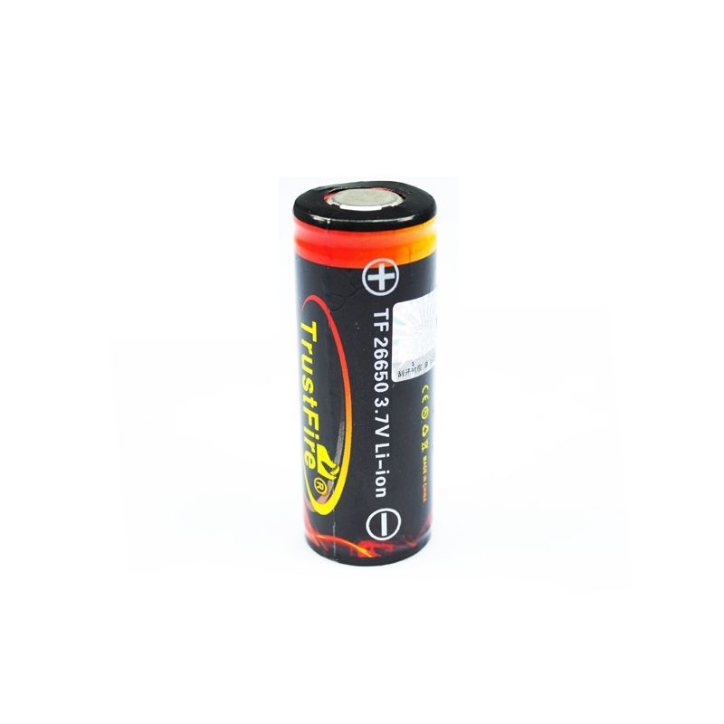 Batteria ricaricabile TrustFire TF 26650 3.7V 5000mAh grande capacità prestazioni a temperature estreme batteria Li-ion protetta per torce energia sostenibile senza effetto memoria