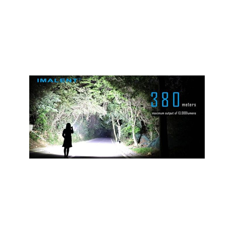 IMALENT MS03 torcia ultra-luminosa 13000 lumen tecnologia LED avanzata torcia EDC design compatto fascio 324 metri batteria 21700 torcia ad alte prestazioni per avventure all'aperto