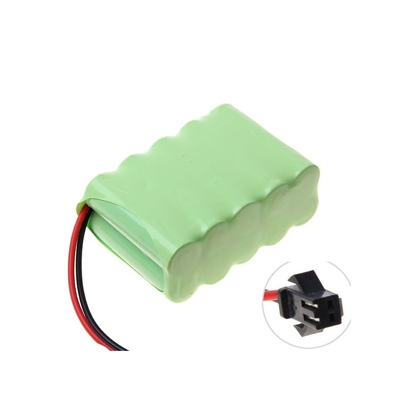 Batteria Ni-MH AA 12V 1800mAh per robot, connettore SM, pacchetto batterie ricaricabili per elettrodomestici