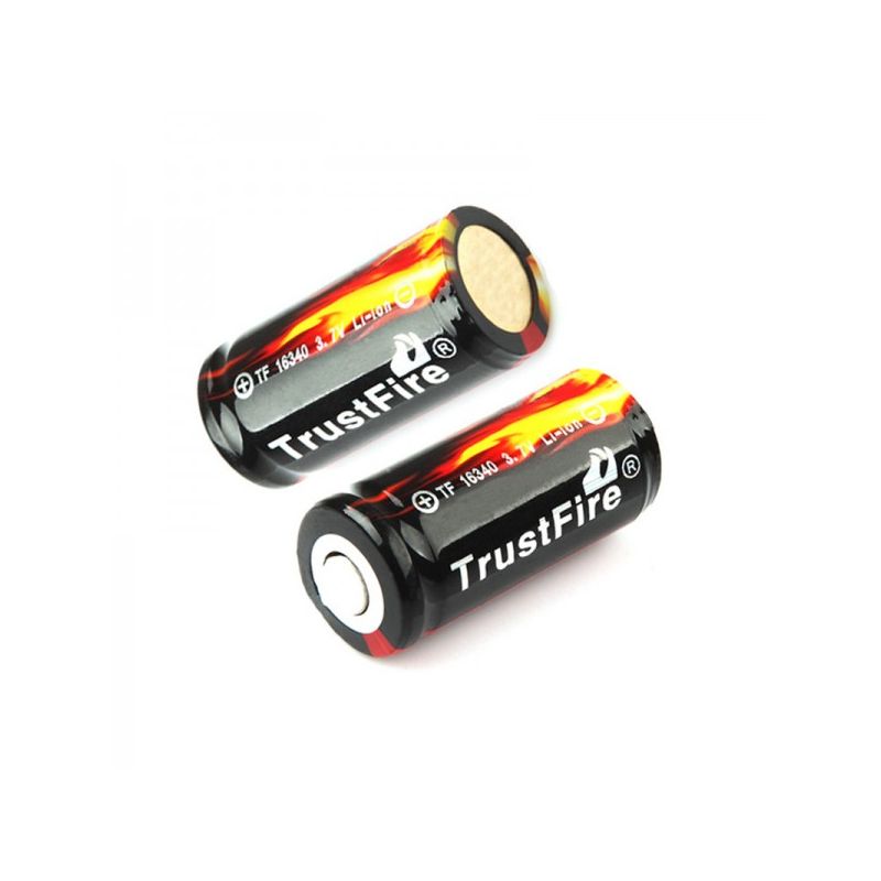 Batteria ricaricabile TrustFire 16340 CR123A 3.7V 880mAh per fotocamera potere sostenibile convenienza ricaricabile e compatibilità versatile uso sicuro con protezione sovraccarico