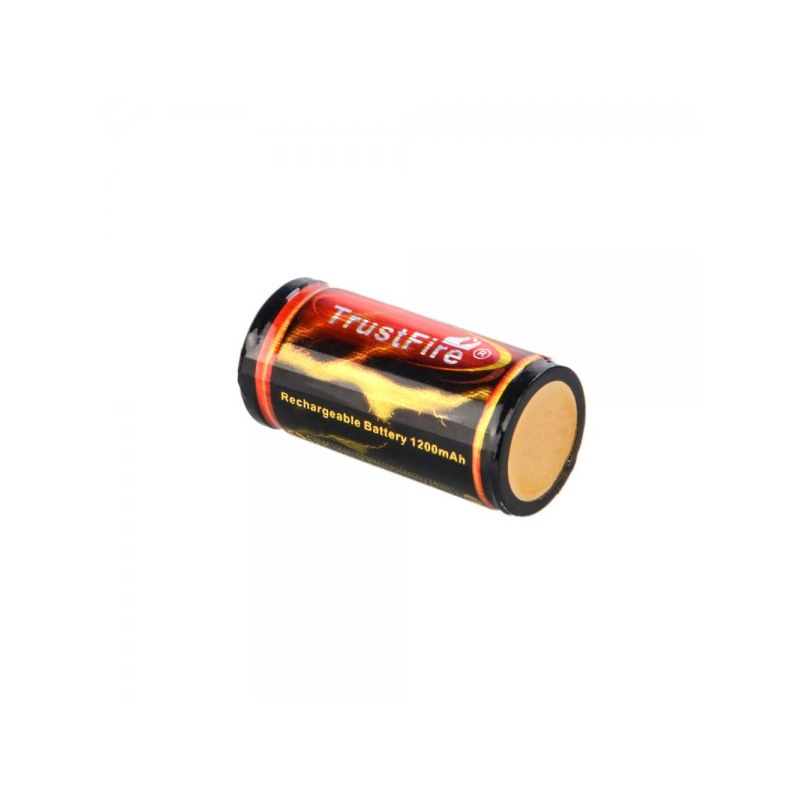Batteria TrustFire 18350 al Litio 3.7V 1200mAh Ricaricabile Alta Capacità per Torce Elettriche Avanzate e Dispositivi Elettronici con Protezione PCB e Nessun Effetto Memoria
