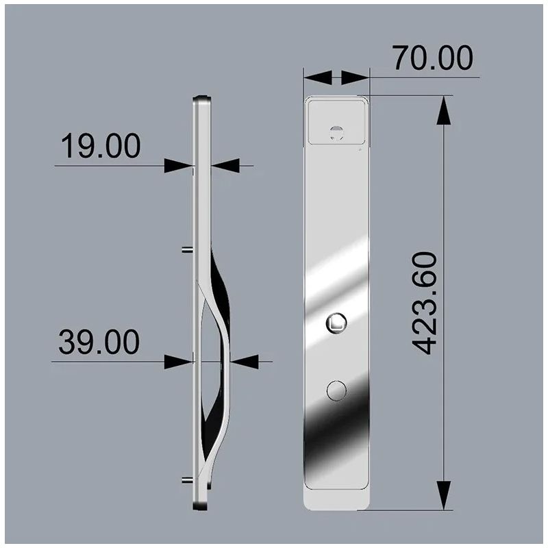 Tuya Wifi Serratura Smart 3D con Riconoscimento Facciale 3D e Telecamera Sicurezza Avanzata per Casa Intelligente molteplici opzioni di sblocco e convenienza moderna