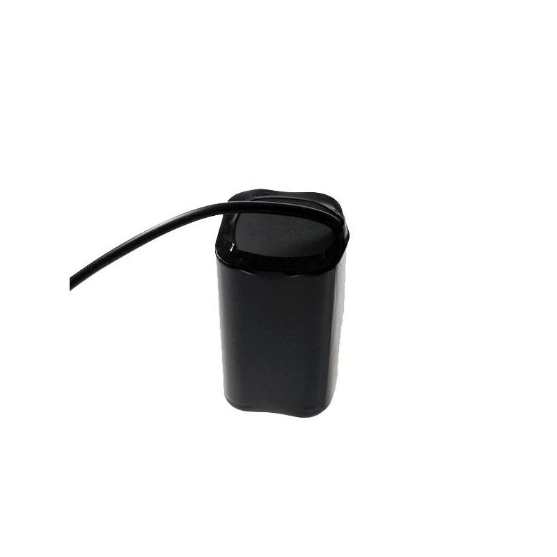 Batteria 5521 Interfaccia DC 8.4V Ricaricabile 4*18650 Alta Capacità per Luce Bici con Custodia Velcro Batteria per Sicurezza e Visibilità Notturna Attrezzatura Avventura Ciclismo