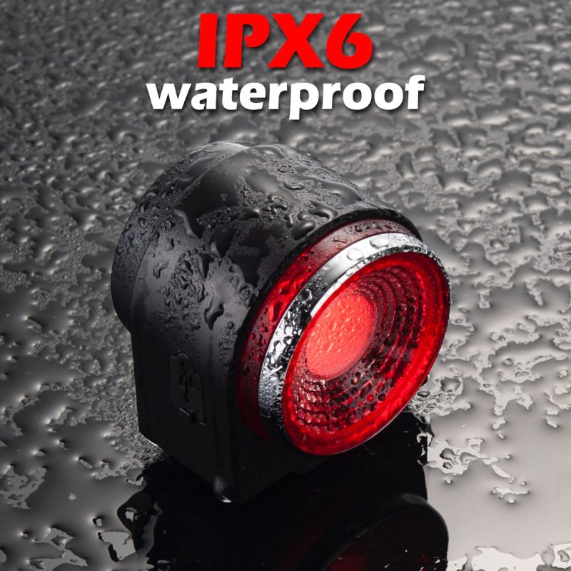 ANTUSI A8 fanale posteriore per bici da strada MTB allarme antifurto freno automatico telecomando alta visibilità accessori per bici sicurezza e comodità per ciclisti appassionati