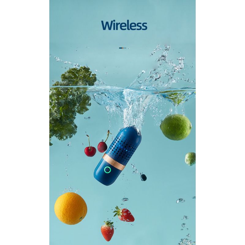 Donlim Disinfettante Verdure Lavastoviglie Lavaggio Capsule Dispositivo Cucina per Sicurezza Alimentare Rimozione Pesticidi Sanificazione Salute Design Intuitivo e Batteria Ricaricabile