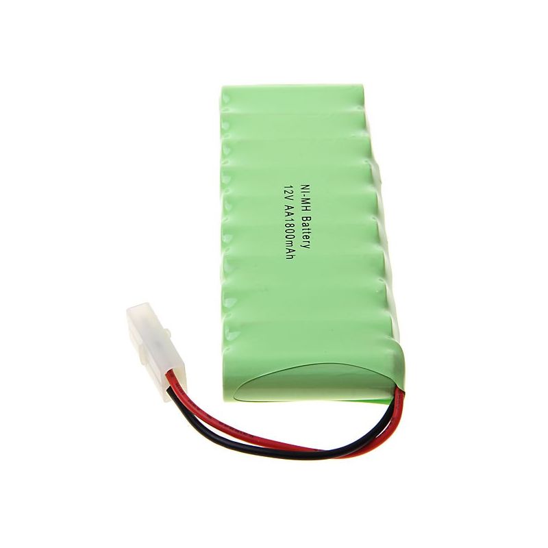 Pacco Batteria Ricaricabile Ni-MH AA 12V 1800mAh - Lunga Durata, Alta Capacità
