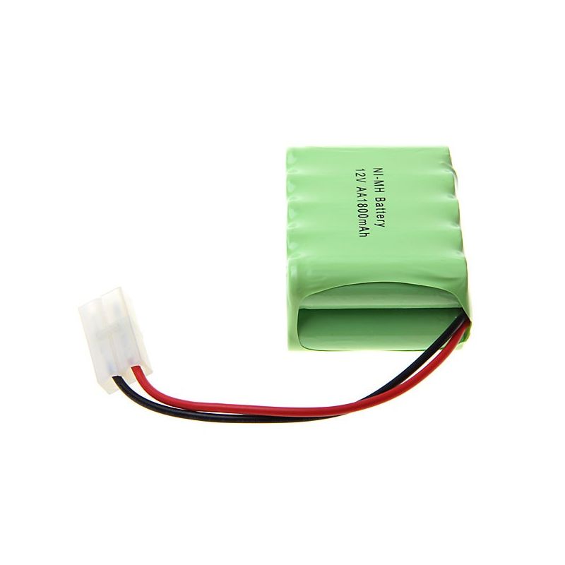 Batteria ricaricabile Ni-MH AA 12V 1800mAh per robot aspirapolvere con Big White Plug