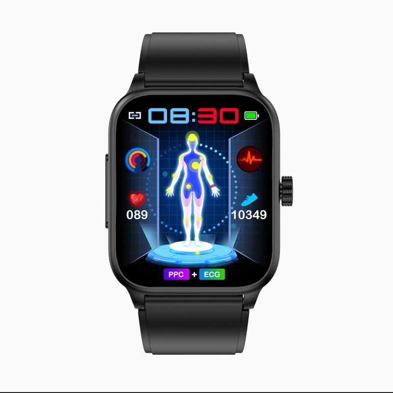 ET540 Glicemia ECG Temperatura corporea Pressione sanguigna Ossigeno nel sangue Frequenza cardiaca Chiamata Bluetooth Smartwatch Fitness Tracker