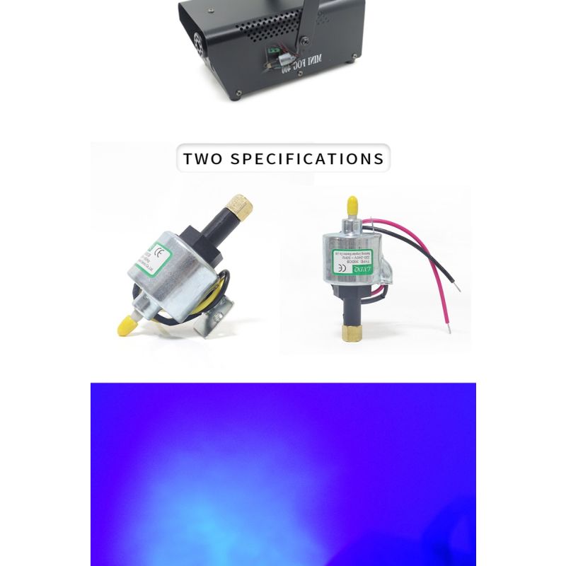 Pompa dell'Olio Pompa di Potenza 55DCB per Macchine Fumo e Nebbia con Controllo Olio Precisione Prestazioni Ultra-Silenziose Compatibile con 110V e 220V per Effetti Teatrali e Ambientali