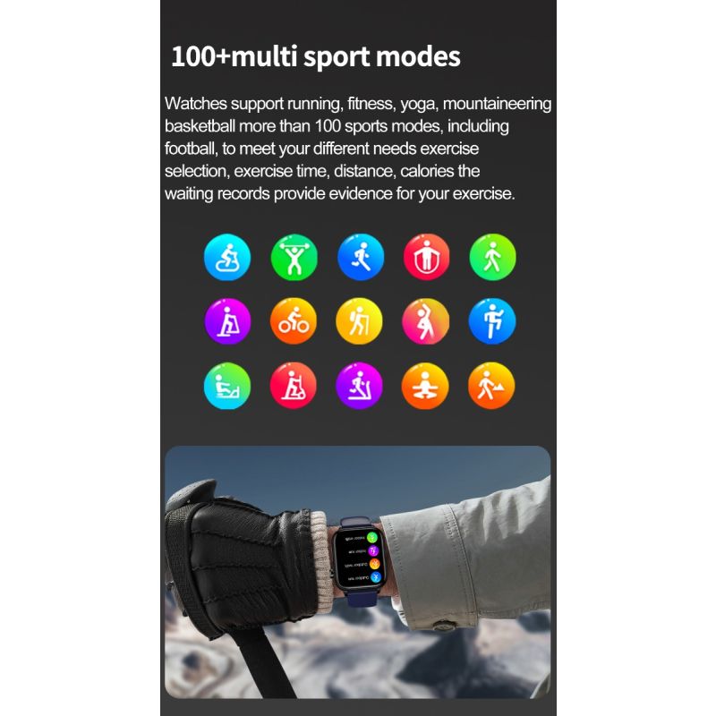 ET570 Smartwatch Glicemia ECG Frequenza Cardiaca Pressione Sanguigna - Il Tuo Benessere al Polso