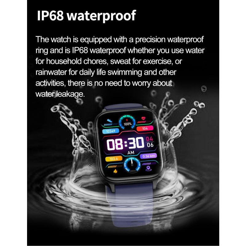 ET570 Smartwatch Glicemia ECG Frequenza Cardiaca Pressione Sanguigna - Il Tuo Benessere al Polso