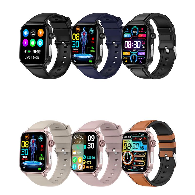 ET570 Smart Watch per la glicemia, ECG, frequenza cardiaca, pressione sanguigna, Smartwatch