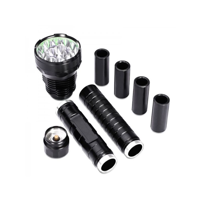 Torcia a LED TrustFire 28T6 40000 Lumen resistente all'acqua costruzione durevole in lega di alluminio aeronautico illuminazione portatile cinque modalità per illuminazione all'aperto