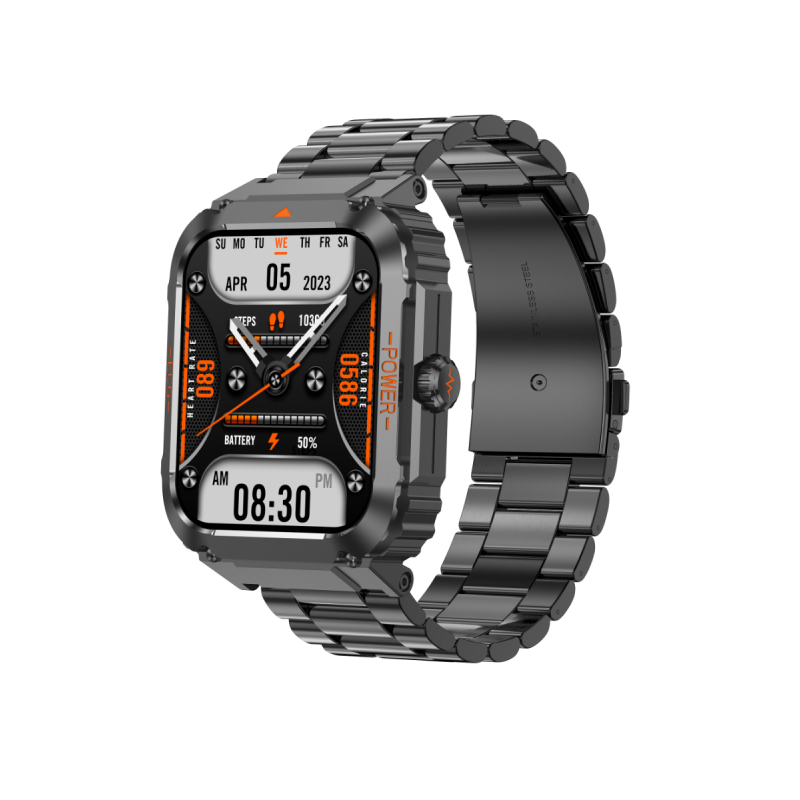 ET550 Smart watch Glucosio nel sangue ECG Temperatura corporea Pressione sanguigna Ossigeno nel sangue Frequenza cardiaca Bluetooth Chiamata Fitness Tracker