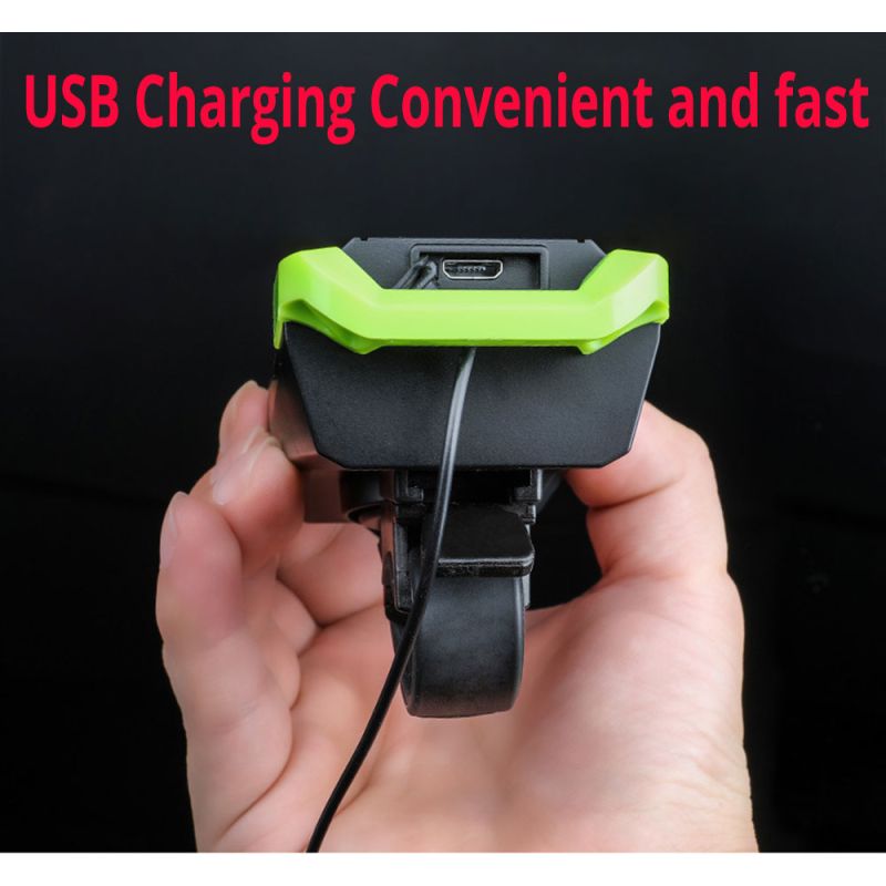 Lampade per biciclette 2X T6 2400 lumen USB ricaricabile alta luminosità e visibilità sei modalità ciclismo all'aperto sicurezza ciclistica accessori per bici resistenti e leggeri