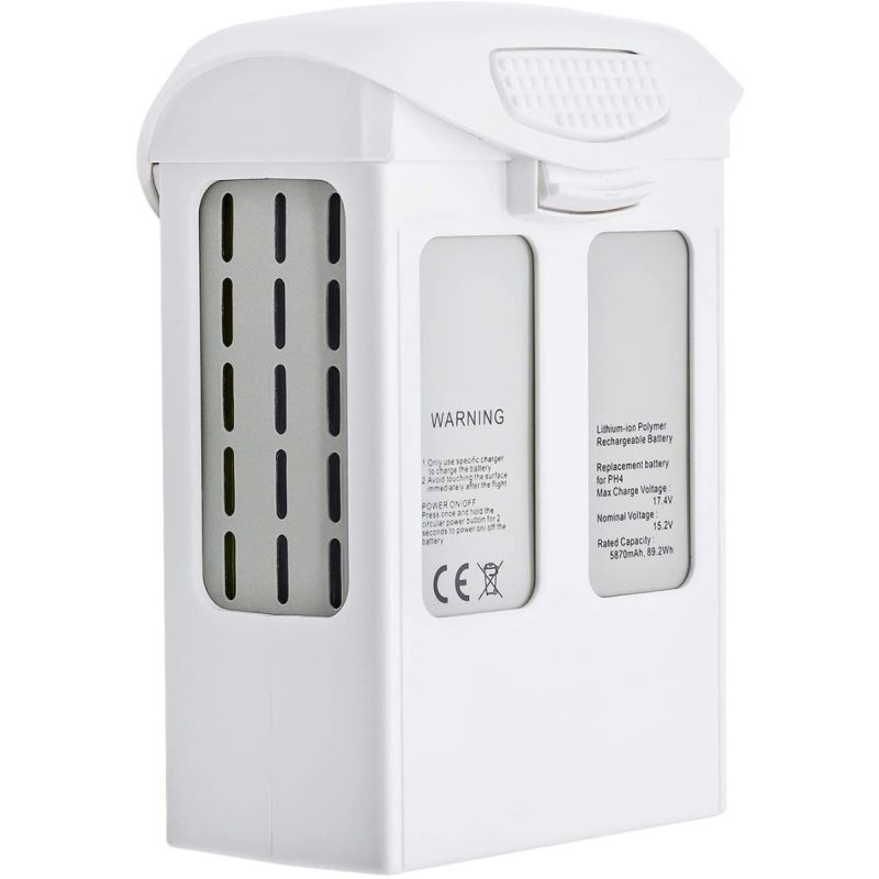 Scopri la Batteria DJI Phantom 4 15.2V 5870mAh LiPo alta capacità per volo affidabile accessori serie Phantom 4 e potenza ottimizzata ideali per fotografia aerea e droni FPV