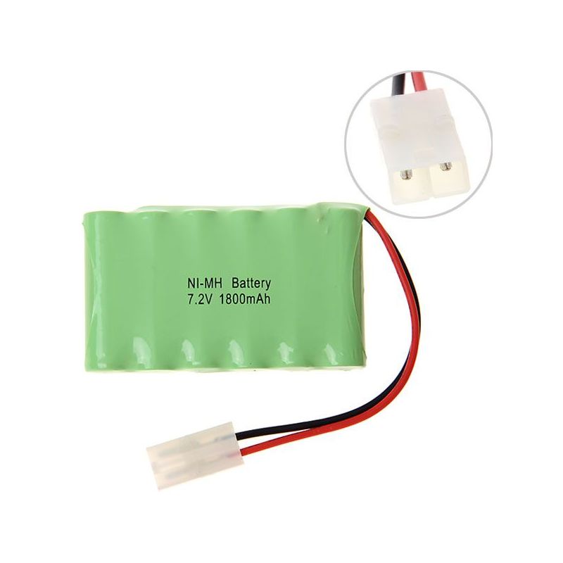 Batteria Ricaricabile Ni-MH AA 7,2 V 1800 mAh Ecologica Alta Capacità per Giocattoli Telecomandati e Attrezzatura Fotografica Potenza Stabile Tecnologia Rinnovabile
