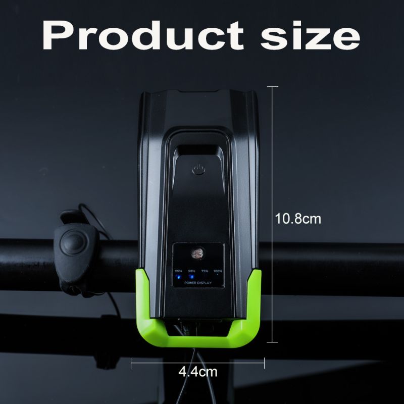 Lampade per biciclette 2X T6 2400 lumen USB ricaricabile alta luminosità e visibilità sei modalità ciclismo all'aperto sicurezza ciclistica accessori per bici resistenti e leggeri