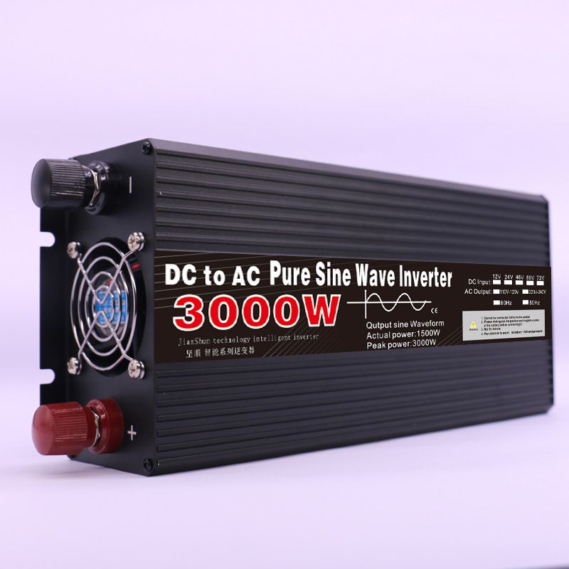 Scopri Inverter Pure Sine Wave 3000W a 8000W alta qualità AC per sistema energetico off-grid Compatibilità Tensione DC 12V 24V Ideale per camper apparecchiature sensibili design compatto