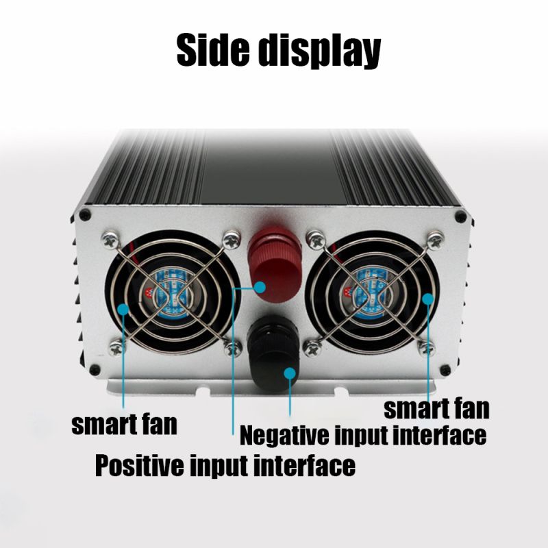 Scopri Inverter Pure Sine Wave 3000W a 8000W alta qualità AC per sistema energetico off-grid Compatibilità Tensione DC 12V 24V Ideale per camper apparecchiature sensibili design compatto