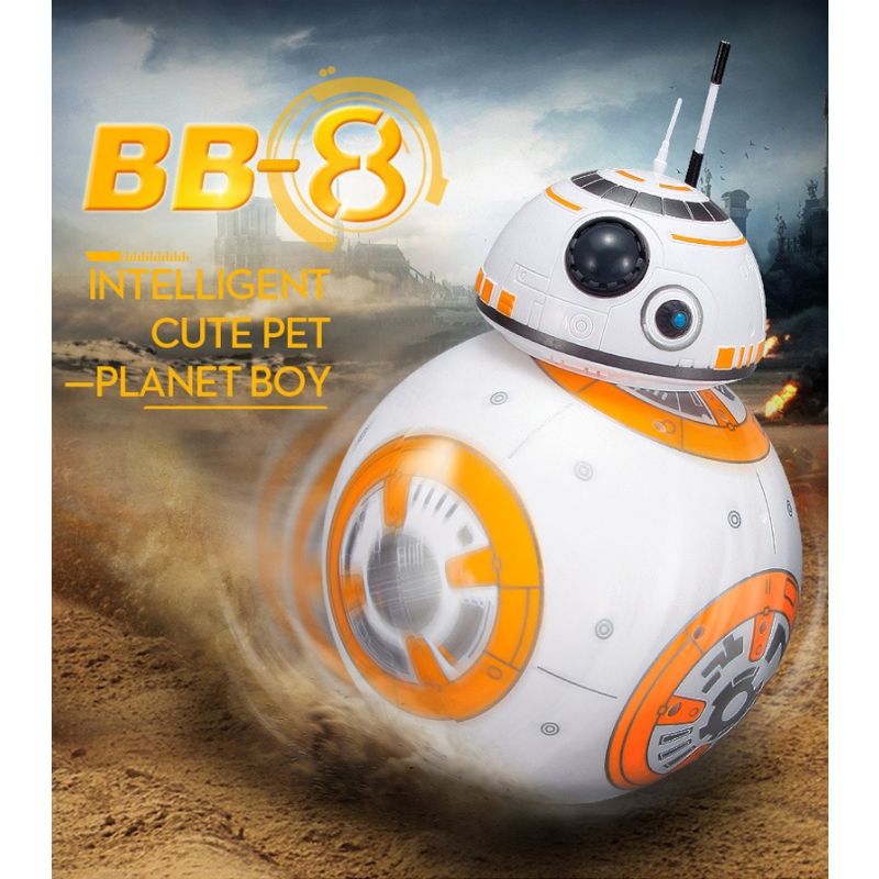 Scopri il giocattolo Star Wars BB-8 telecomandato robot interattivo con tecnologia 2.4G rotazione 360° sospensione magnetica regalo per bambini e collezionisti divertimento assicurato