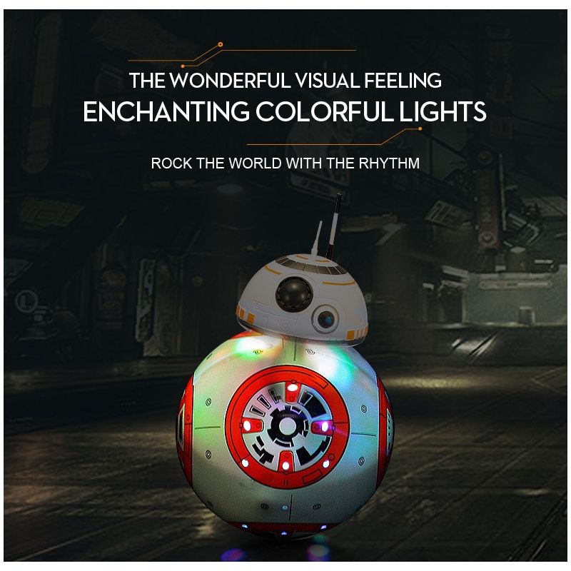 Scopri il giocattolo Star Wars BB-8 telecomandato robot interattivo con tecnologia 2.4G rotazione 360° sospensione magnetica regalo per bambini e collezionisti divertimento assicurato