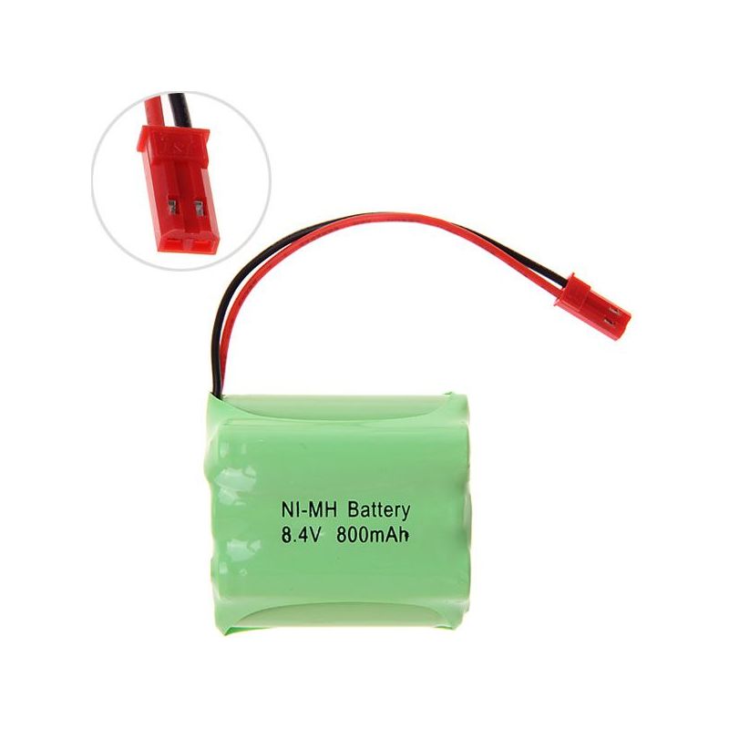 Pacco Batterie Ricaricabili Ni-MH 8.4V AAA 800mAh Alta Capacità per Gadget Telecomandati e Giocattoli Elettronici Batteria Ecologica Senza Effetto Memoria Energia Sostenibile