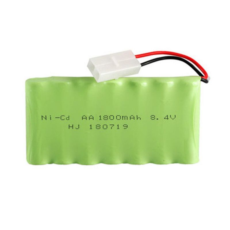 Batteria Ricaricabile Ni-MH AA 8.4V 2400mAh ad Alte Prestazioni per Modellismo Leggera e Compatta con Ricarica Rapida e Fonte di Energia Affidabile e Duratura