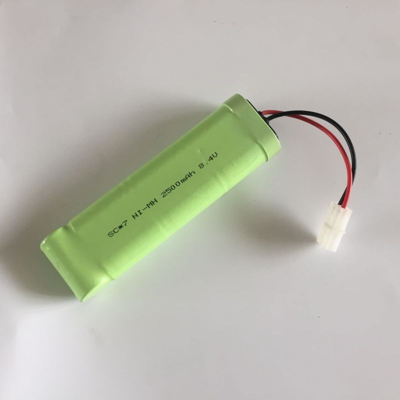 Batteria ricaricabile 8.4V 2500mAh Ni-MH per modellini di aerei e auto giocattolo tecnologia avanzata senza effetto memoria lunga durata per appassionati di elettronica