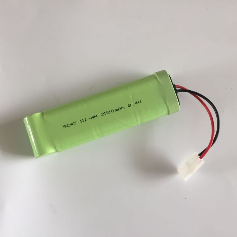 Batteria ricaricabile 8.4V 2500mAh Ni-MH per modellini di aerei e auto giocattolo tecnologia avanzata senza effetto memoria lunga durata per appassionati di elettronica