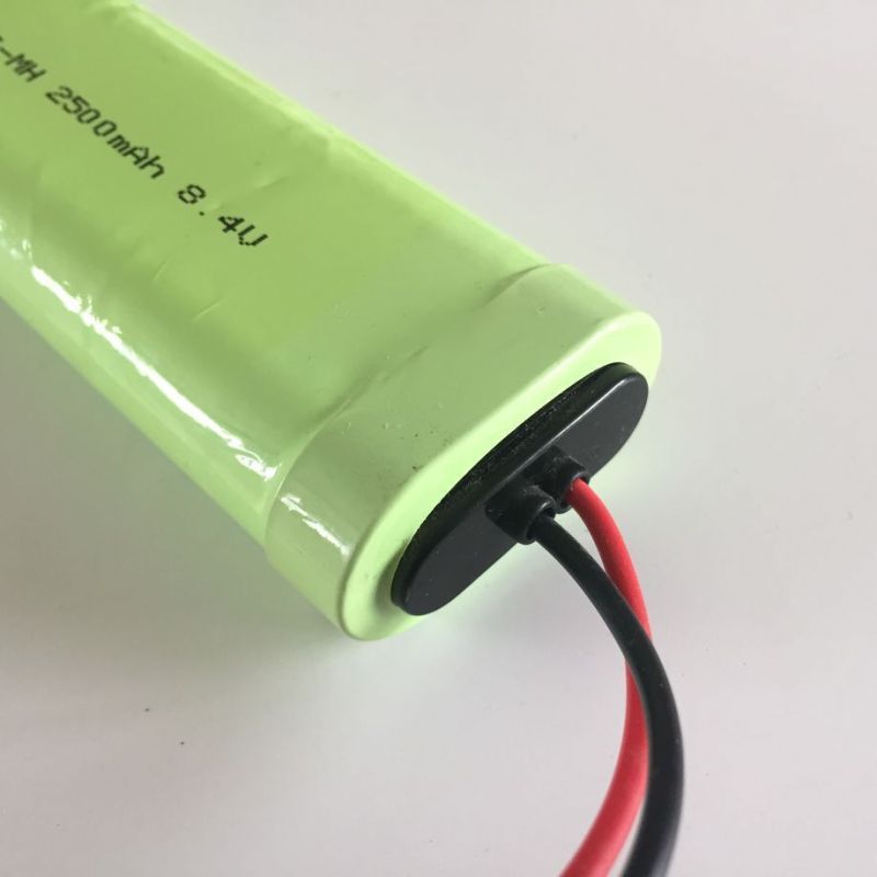 Batteria ricaricabile 8.4V 2500mAh Ni-MH per modellini di aerei e auto giocattolo tecnologia avanzata senza effetto memoria lunga durata per appassionati di elettronica