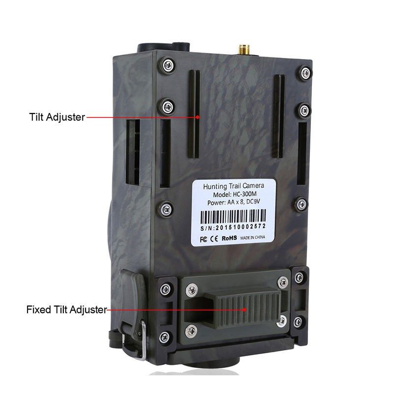 Fotocamera da caccia HC-300M 12MP visione notturna 1080p con rilevamento del movimento monitoraggio della fauna e osservazione natura archiviazione versatile su scheda TF capacità video