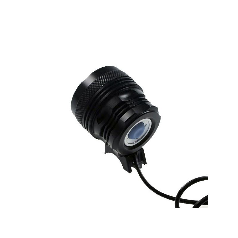 Faro LED Bicicletta XHP70 3500 Lumen Alta Luminosità Include Batteria Caricabatterie Perfetto per Ciclismo Notturno e Escursioni Fascia Regolabile Sicurezza in Bicicletta