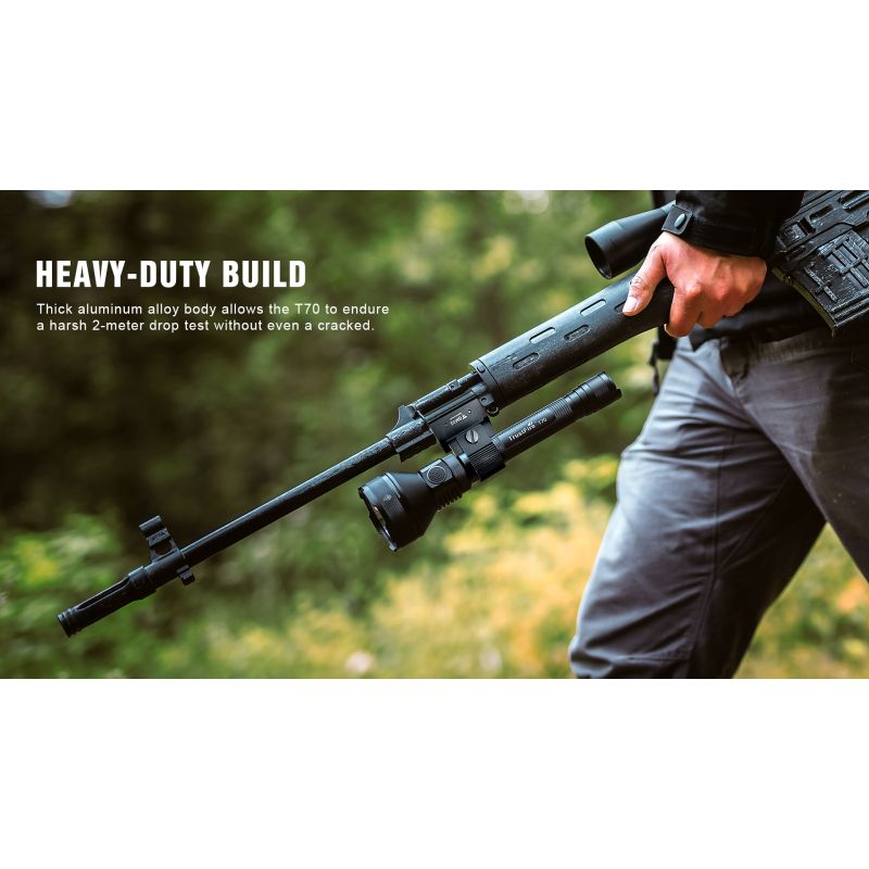 TrustFire T70 Kit XHP35 HI 2300 lumen torcia LED ricaricabile lunga distanza ideale per escursionismo e caccia alta potenza torcia portatile per sicurezza all'aperto nuova torcia