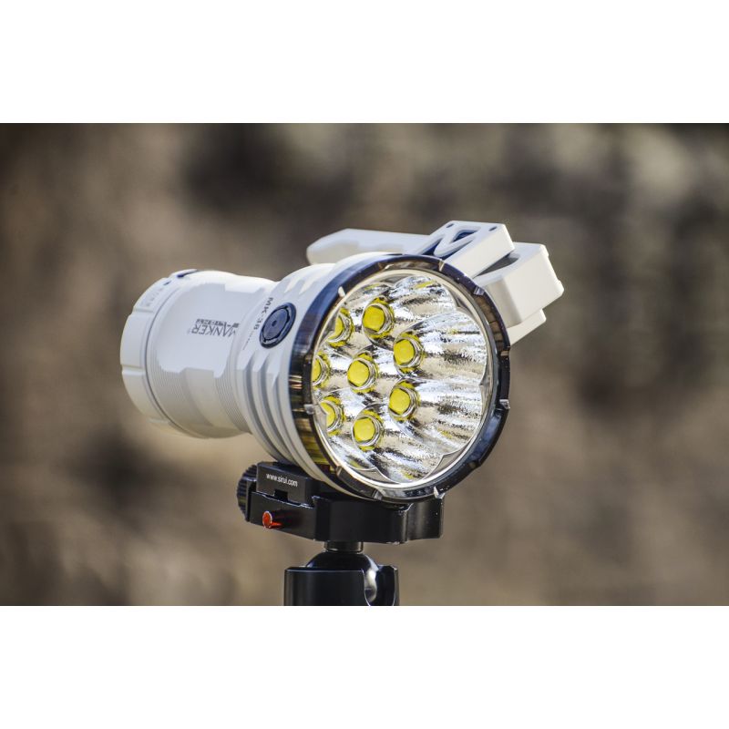 Manker MK38 Torcia LED 8x XHP70.2 41500 Lumen Illuminazione Multiuso Proiettore Portatile Alta Luminosità Lunga Distanza di Proiezione Torcia Da Campeggio e Emergenza