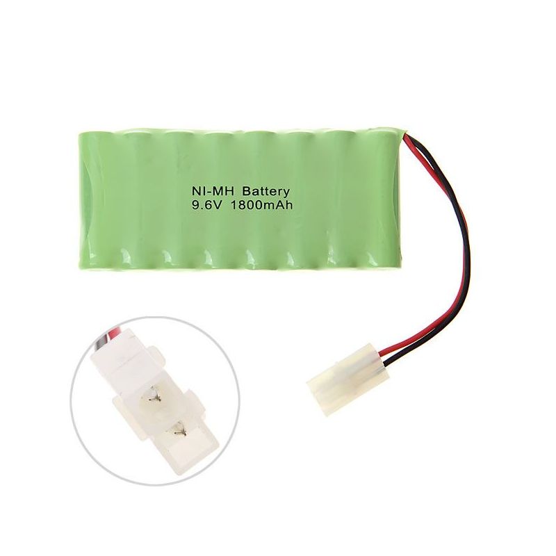 Batteria Ricaricabile 9.6V AA 1800mAh Ni-MH Pacco Batterie Ecologico Alta Capacità per Giocattoli e Telecomandi Soluzione Energetica Affidabile Tecnologia a Energia Verde