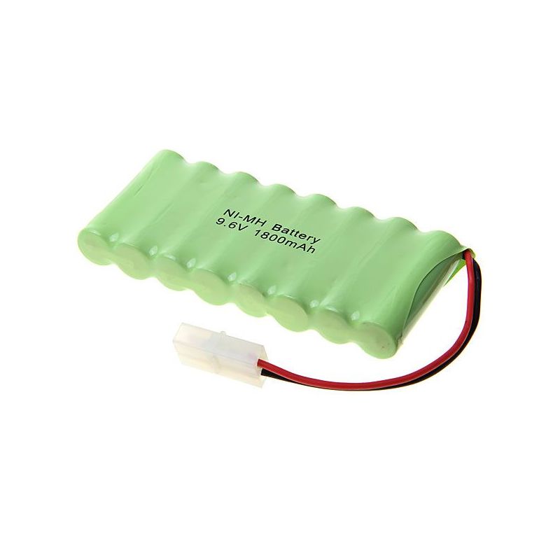 Batteria Ricaricabile 9.6V AA 1800mAh Ni-MH Pacco Batterie Ecologico Alta Capacità per Giocattoli e Telecomandi Soluzione Energetica Affidabile Tecnologia a Energia Verde