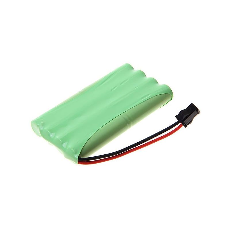 Batteria Ricaricabile Ni-MH 9.6V AA 1800mAh con Spina SM Ecologica Lunga Durata per Veicoli Radiocomandati Dispositivi ad Alto Consumo Alta Capacità Senza Effetto Memoria