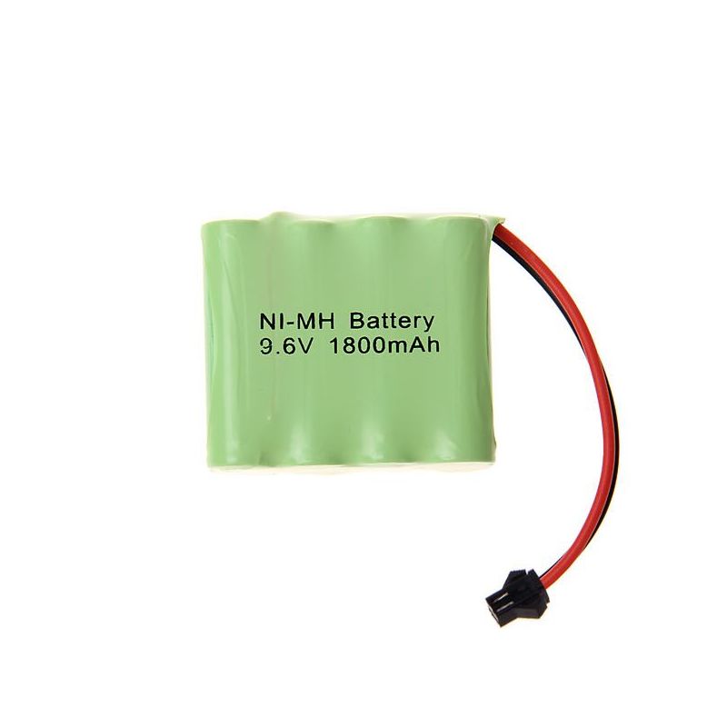 Batteria ricaricabile Ni-MH 9.6V 1800mAh con plug SM ecologica per modellini aerei e auto telecomandate lunga durata e prestazioni stabili solución energetica sostenibile