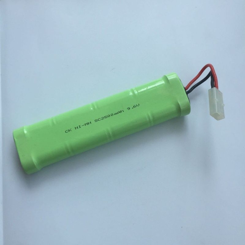Batteria ricaricabile 9.6V SC*8 2500mAh Ni-MH ad alte prestazioni per auto RC e modellini durata estesa senza effetto memoria energia sostenibile ideale per hobby modellistico