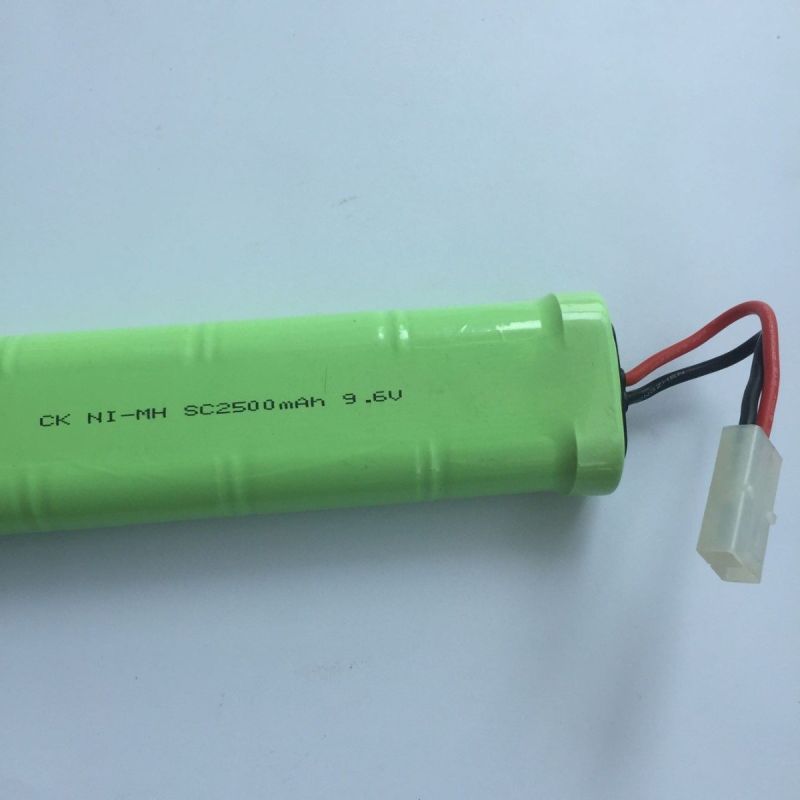 Batteria ricaricabile 9.6V SC*8 2500mAh Ni-MH ad alte prestazioni per auto RC e modellini durata estesa senza effetto memoria energia sostenibile ideale per hobby modellistico