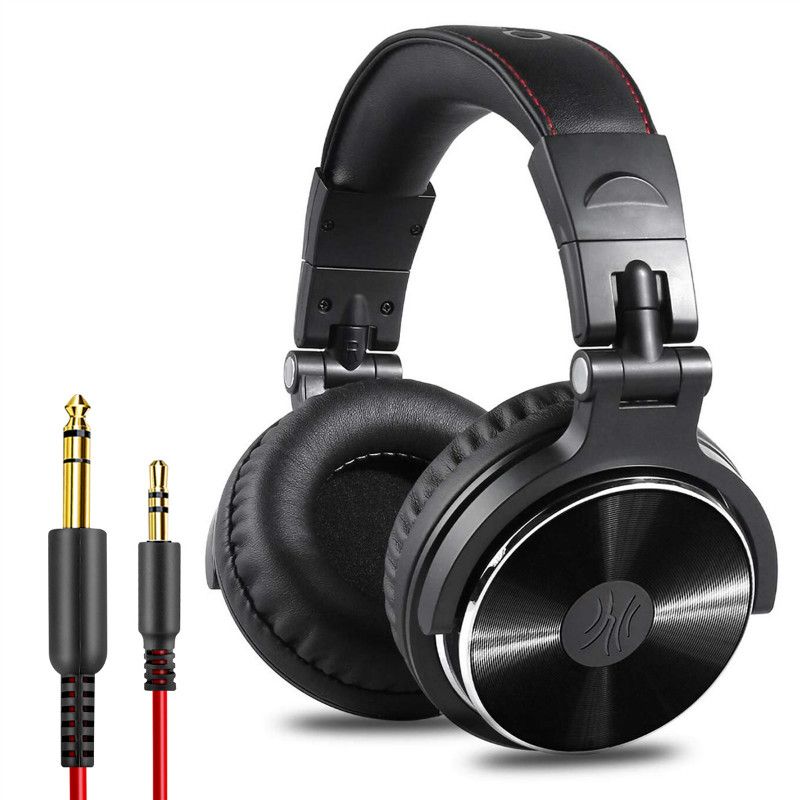 Scopri le cuffie DJ cablate Oneodio Pro-10 cuffie studio professionali con driver 50mm design pieghevole suono bilanciato e comfort eccellente perfette per isolamento acustico