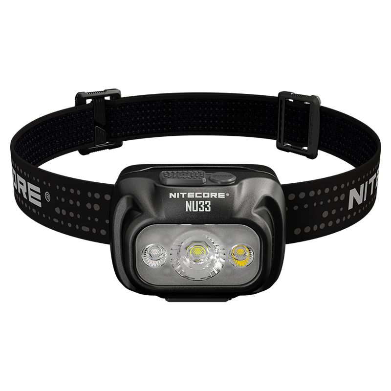 Scopri la Nitecore NU33 lampada frontale USB-C ricaricabile con 700 lumen alta luminosità LED ad alto CRI ideale per torcia da trekking e illuminazione versatile in avventure all'aperto