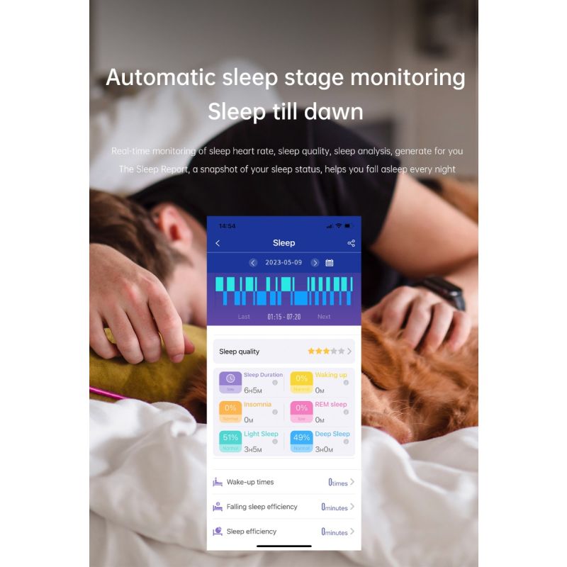 ET540 Smartwatch Fitness Tracker: Glicemia, ECG, Temperatura, Pressione, Ossigeno, Chiamata Bluetooth, Frequenza Cardiaca