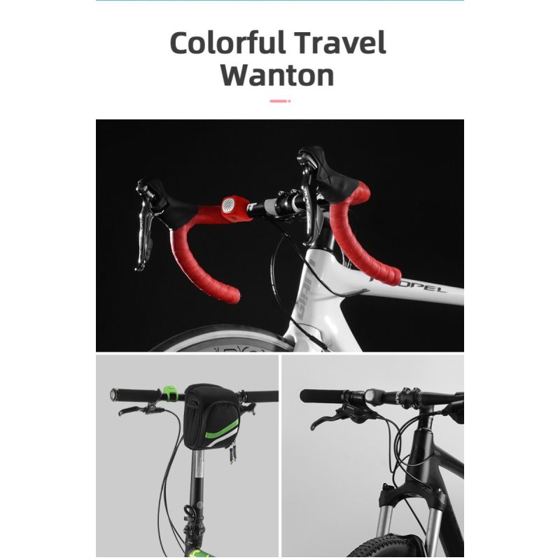 Campanello Elettrico Bicicletta ROCKBROS 110 dB Antipioggia con Modalità Suono Uniche Colori Vibranti Design Durevole ideale per MTB e Ciclismo Urbano Accessorio Essenziale Sicurezza