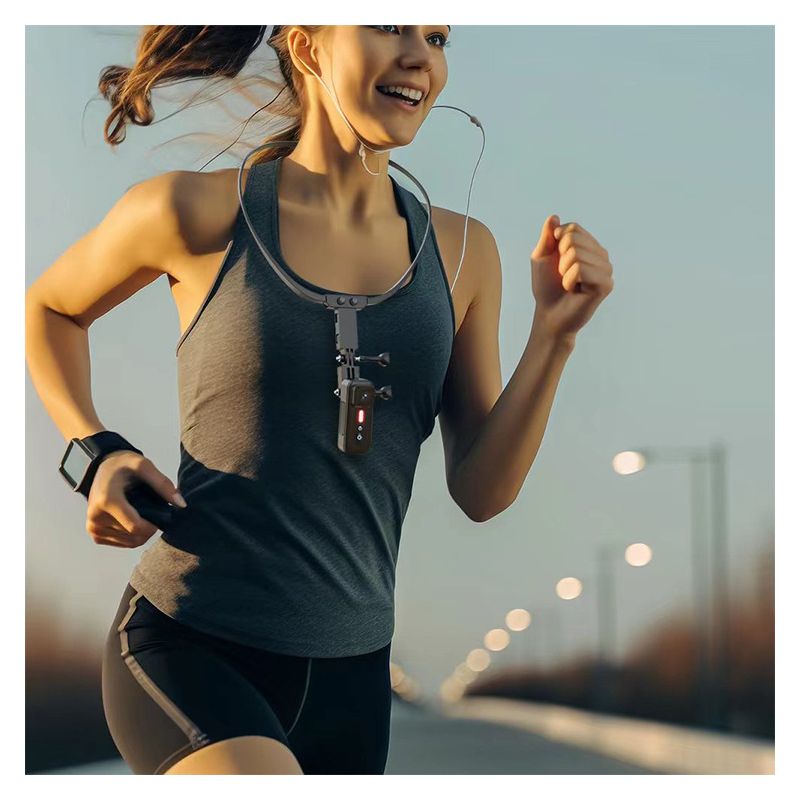 Videocamera Portatile Multifunzione Registratore per Bicicletta 1080P per Vlog Ciclismo con Fanale Posteriore Gadget Outdoor Innovativo per Avventure in Bicicletta e Sicurezza Stradale