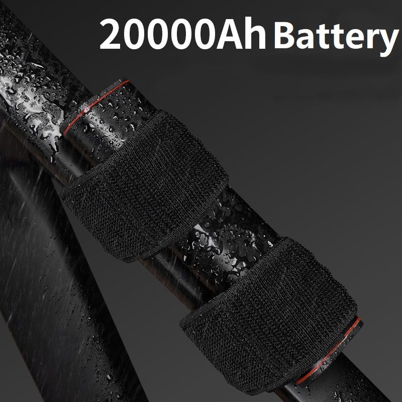 Luci per Mountain Bike Mangeleyes M5 5000 Lumen Faro MTB USB Ricaricabile Batteria 20000mAh per Sicurezza Ciclistica Notturna Avventure all'Aperto Accessori per Bicicletta