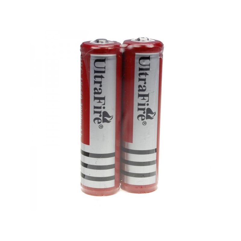 Batteria UltraFire 18650 3000mAh 3.7V ecologica e sicura alta capacità per dispositivi elettronici e gadget batteria ricaricabile per acquisti online e uso all'aperto