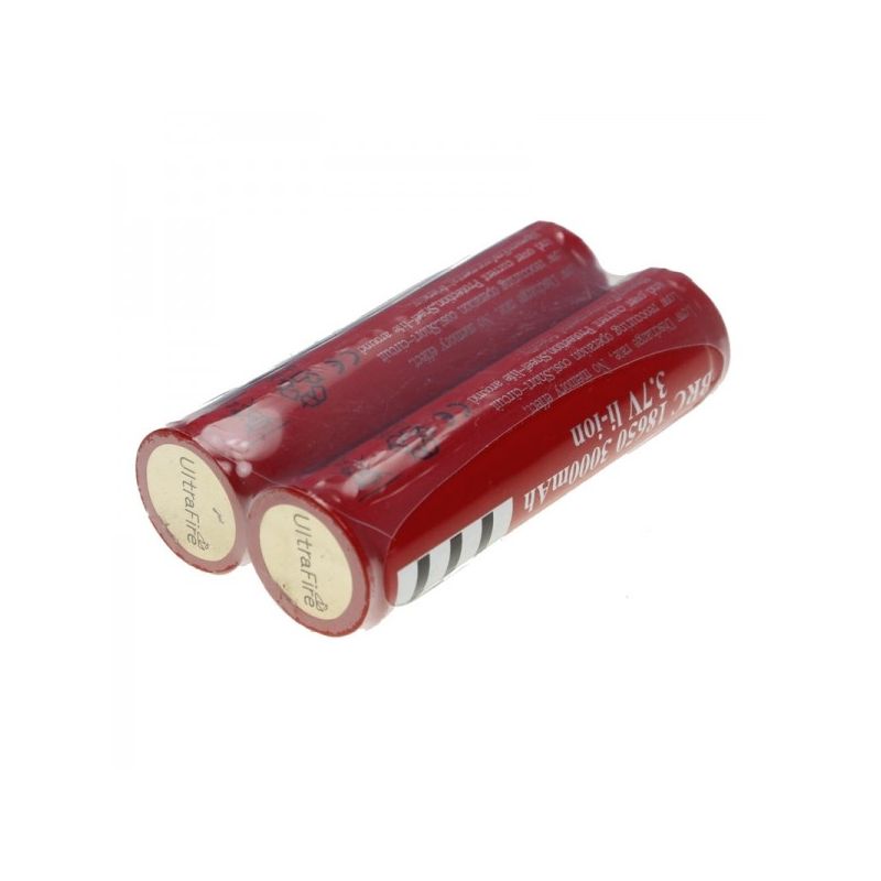 Batteria UltraFire 18650 3000mAh 3.7V ecologica e sicura alta capacità per dispositivi elettronici e gadget batteria ricaricabile per acquisti online e uso all'aperto