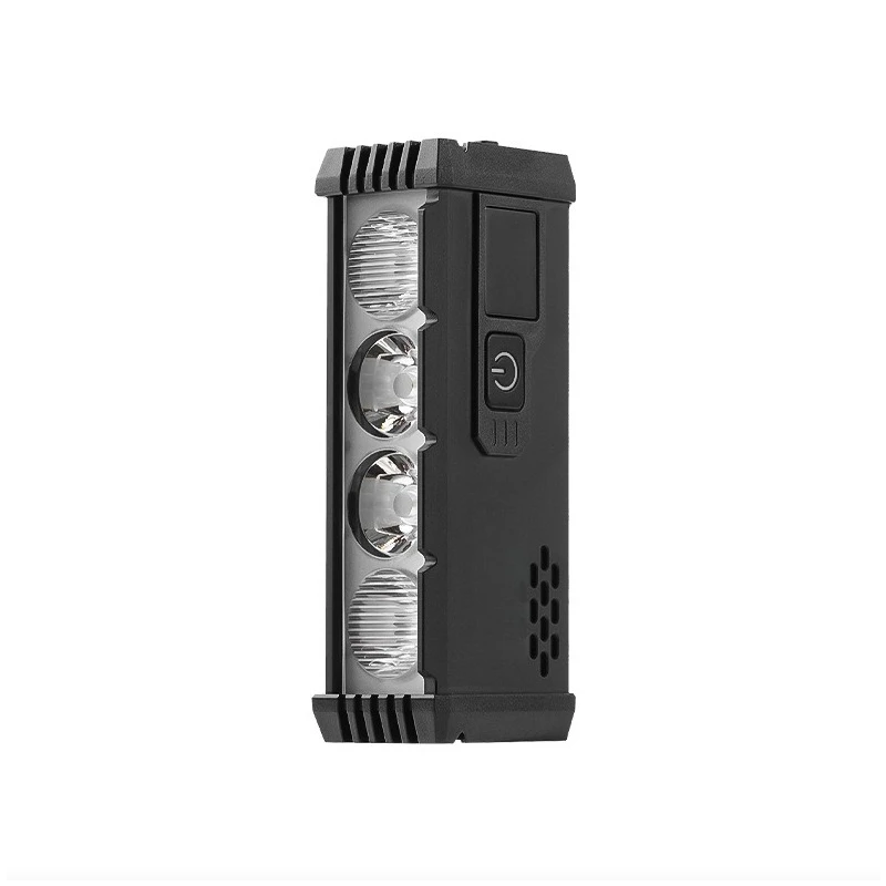 ACRUNU Luce Bici LED Ricaricabile USB - Faro Potente 4000 Lumen, 4 Modalità per Ciclismo Notturno Sicuro